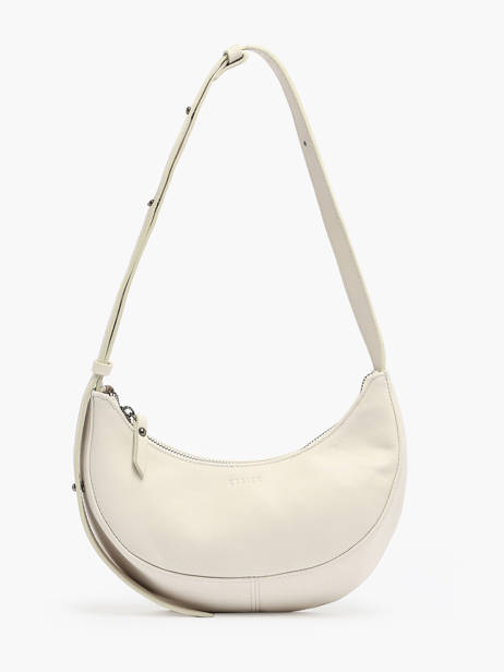 Sac Bandoulière S Sosoomao Cuir Etrier Blanc sosoomao ECSO057S